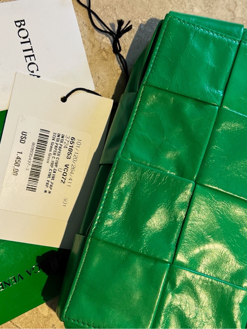 Bottega Veneta Green Intrecciato Nappa Crossbody Bag - Picture 2 of 5